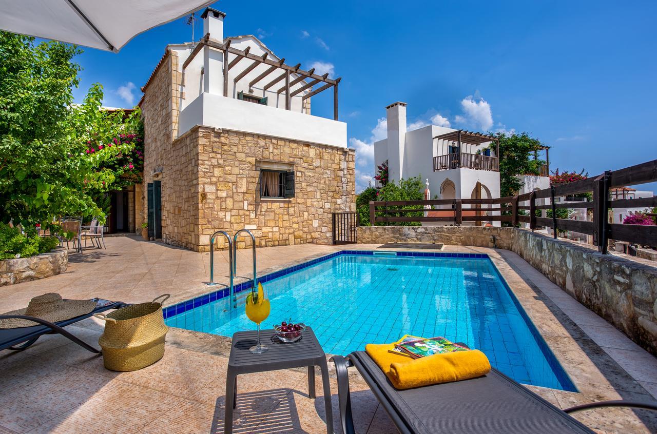 Douliana Villas Bagian luar foto